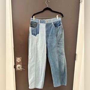 B SIDES Vintage Reworked Plein Jean